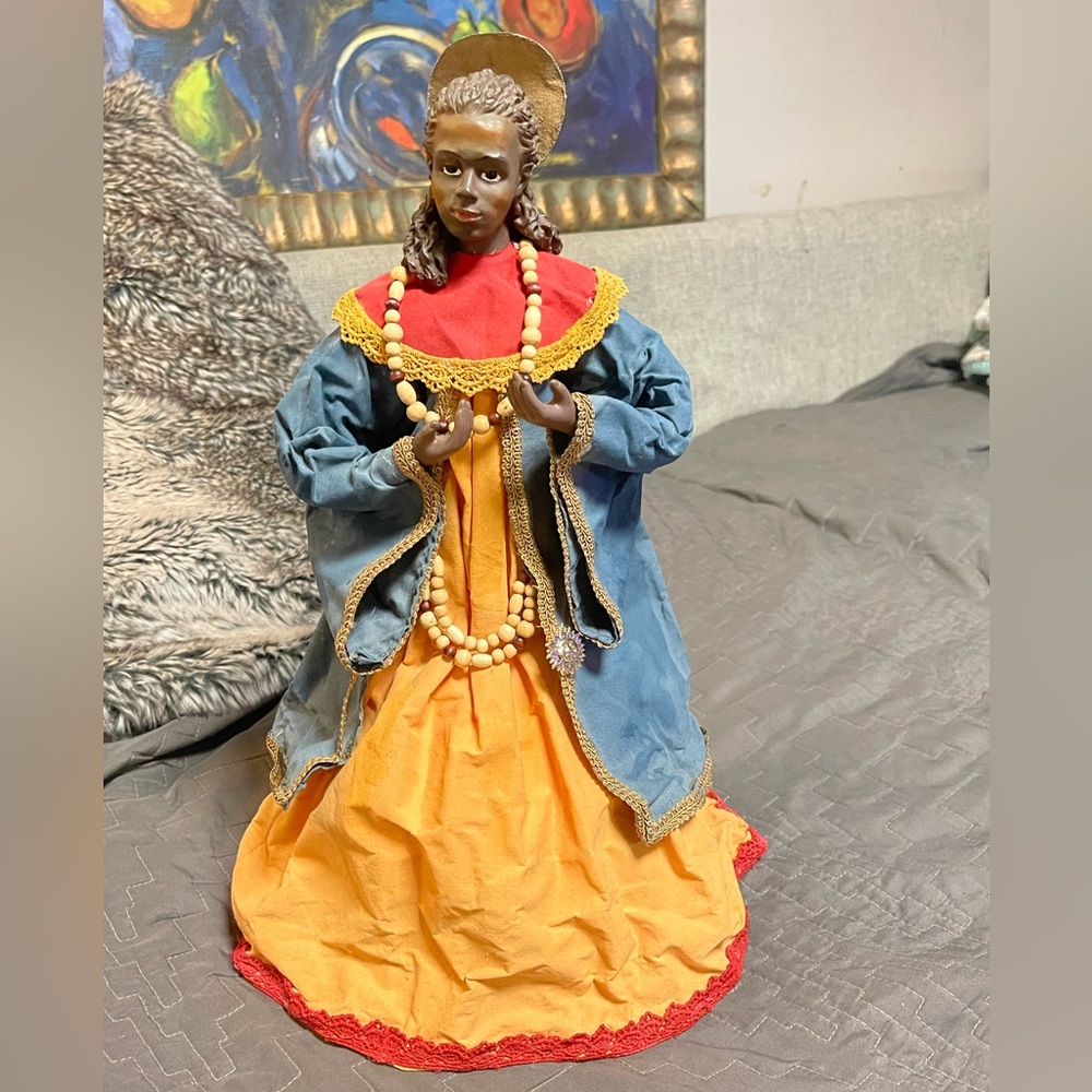 *RARE* House Of Lloyd Christmas Around The World, African Angel 16’ Tree Topper